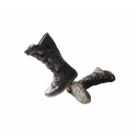 TMA EYES Snake-Embossed Leather and PU Upper Women's Tall Boot