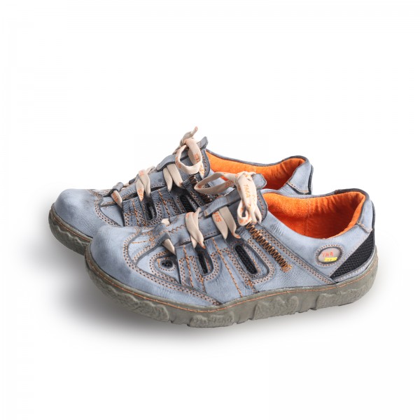 TMA EYES Women's Casual Lace-Up Breathable Mesh and Leather Sneaker TMA EYES Women's Casual Lace-Up Breathable Mesh and Leather Sneaker